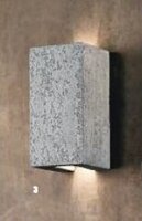 Nepřímé osvětlení - OR WA 2-1261/1 ŠEDÁ Nástěnné svítidlo 1x40W G9, šedá barva, šířka 13cm, výška 26cm - ORION