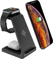 Mobilní a počítačové příslušenství - Bezdrátová nabíječka 3 v 1 telefonní stojan