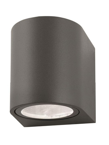 Nástěnná - NV 710021 Venkovní nástěnné svítidlo NERO tmavě šedý hliník skleněný difuzor GU10 1x7W 220-240V IP54 bez žárovky světlo dolů - NOVA LUCE - foto 1