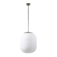 Koule - OS TAN58143 TANIA P2 závěsné skleněné svítidlo nerez / bílá IP40 40W E27 - OSMONT