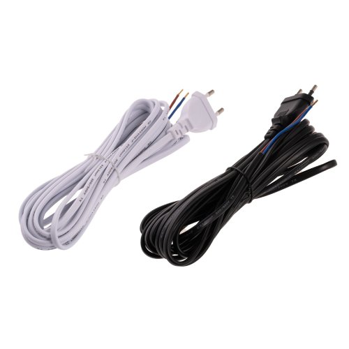 Vidlice, koncovky, flexo kabely - Flexo šňůra 3m 2x0,75mm2 - foto 1