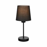 Stolní lampy dekorační - BRILO 7024-015 Stolní lampa, 31,4 cm, max. 25 W, černá - BRILO