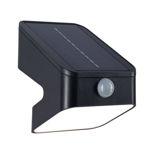 Nástěnná - P 94608 Solární LED osvětlení zdí Lesly pohybové čidlo (IR) IP65 hranaté 113x126mm 3000K 5,5W antracit umělá hmota - PAULMANN - foto 1