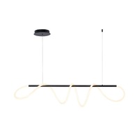 Podélná - ZUMA 003064-026626 20006PM-BK BALBO závěsné svítidlo černá - ZUMALINE