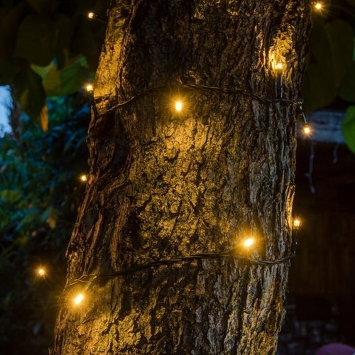 Venkovní řetězy - DLED LWS34W DECOLED LED světelný řetěz Hobby Line, 4 m, teple bílá, 32 diod - foto 1