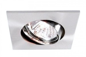 Hranatá - IMPR 449212 Zápustné svítidlo MR16 kartáčované čtvercové výklopné - LIGHT IMPRESSIONS