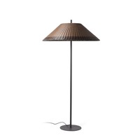 Sloupková - FARO 71569-08 SAIGON šedá/hnědá stojací lampa 2M W100 - FARO