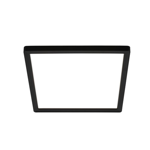 Hranatá - BRILO 7516415 Tava LED stropní svítidlo, ploché, přímé a nepřímé osvětlení, 1900 lm, 16 W, černá, 24x24 cm - BRILO - foto 1