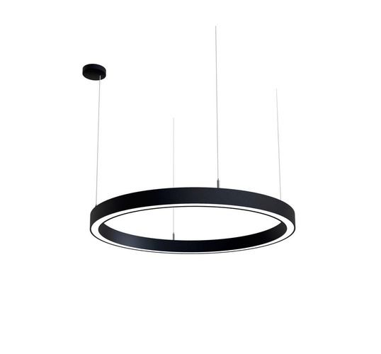 Kruhová - IMPR 950274 Deko-Light závěsné svítidlo - Lautaro 900/60 Up/Down opál P3, 84 W, DALI, 3000 K, černá - foto 1