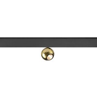 Lištové Magnetic SLV - LA 1010375 DYSKO 48V Spot, DALI, hluboká a zapuštěná stopa, 2700K, 5, 6 W, 36°, černá / zlatá - BIG WHITE (SLV)