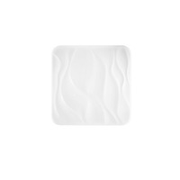 Hranatá - FAN I-WAVE-PL43 Stropní LED svítidlo WAVE bílá, 24 W, 3520 lm, CCT, 43 x 8,5 x 43 cm - FANEUROPE