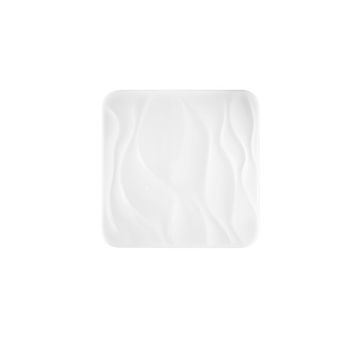 Hranatá - FAN I-WAVE-PL43 Stropní LED svítidlo WAVE bílá, 24 W, 3520 lm, CCT, 43 x 8,5 x 43 cm - FANEUROPE - foto 1