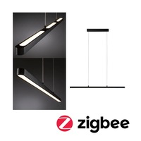 Podélná - P 79885 LED závěsné svítidlo Lento měnitelná bílá 3x13,5W černá mat stmívatelné - PAULMANN