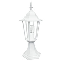 Sloupková - FAN LANT-MILANO/L1 BCO Venkovní svítidlo MILANO bílá, 1xE27, IP44, 17 x 40,3 cm - FANEUROPE
