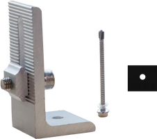 Spotřební materiál a příslušenství - L noha s M8 * 25mm + gumová podložka + šroub