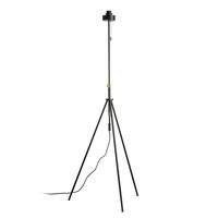 Stojací lampy - RED R13640 LUTON stojanový podstavec černá/mosaz 230V E27 40W - RED - DESIGN RENDL