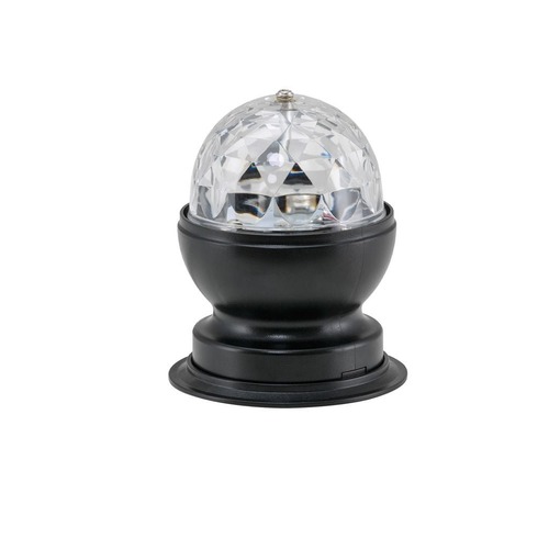 Stolní lampy dekorační - BRILO 7347-015 AKCE - RGB LED stolní lampa, pr. 8,8 cm, 3 W, černá - BRILO - foto 1