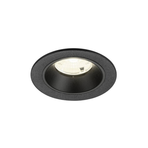 Kruhová - LA 1009475 NUMINOS® S Stropní vestavné svítidlo, 4000 K, 55°, IP20, kulaté, černé - BIG WHITE (SLV) - foto 1