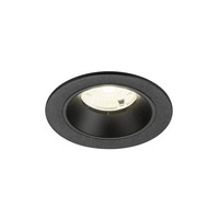 Kruhová - LA 1009475 NUMINOS® S Stropní vestavné svítidlo, 4000 K, 55°, IP20, kulaté, černé - BIG WHITE (SLV)