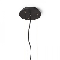 Kotvící prvky, držáky, závěsy - RED R13331 MEZZO 40/60 závěsná sada černá 230V  - RED - DESIGN RENDL