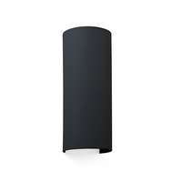 Dekorativní - FARO 66410 COTTON R kruhová nástěnná lampa, černá, vertikální 2L - FARO
