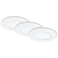 Kruhová - BRI 7284-036 3ks sada LED vestavné svítidlo, pr. 12 cm, 6,4 W, bílé - BRILONER