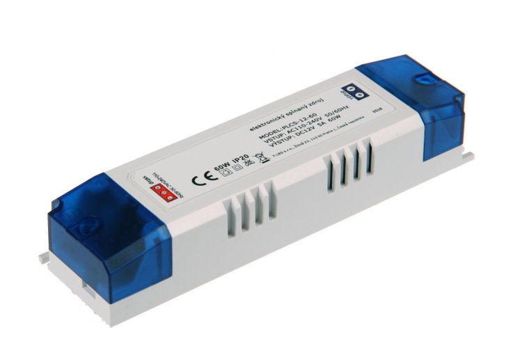 Napájecí zdroje 12V - LED zdroj PLCS 12V 60W vnitřní - foto 1