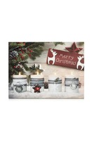 Interiérové dekorace - MAR 704498 Canvas LED vánoční obraz 40x30 cm - Markslöjd