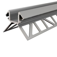 Al profily k zapuštění - IMPR 975381 Reprofil dlaždicový profil roh vnější EV-02-12 stříbrná elox 2500 mm - LIGHT IMPRESSIONS