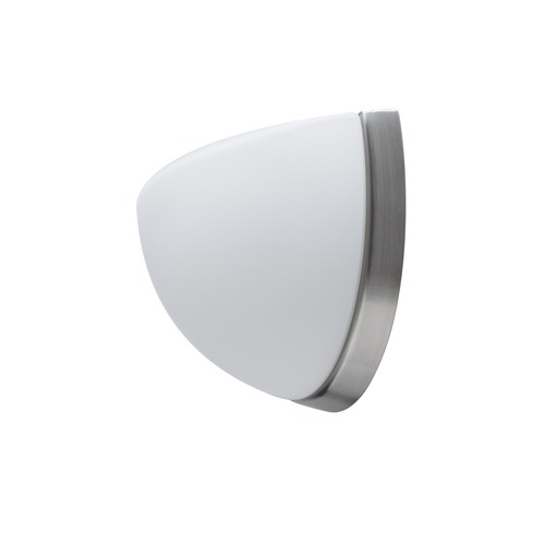 Dekorativní - OS NEL59452 NELA DL1 nástěnné skleněné svítidlo kartáčovaná nerez / bílá IP43 3000 K 7W LED - OSMONT - foto 1