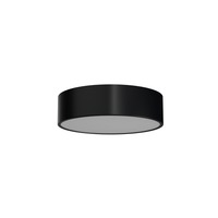 Kruhová - OS KRU60527 KRUGER 1 FO stropní/nástěnné plastové svítidlo černá IP40 4000 K 13W LED HF - OSMONT