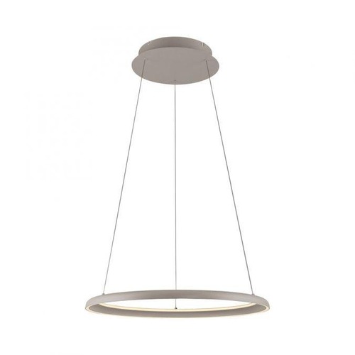 Kruhová - LD 15570-39 Kolekce Schöner Wohnen LED závěsné svítidlo QUILLO, písková barva, stmívatelné, paměťová funkce, SimplyDim, 3000K - JUST LIGHT - foto 1