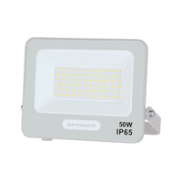 Vnější světlomety - LED SMD světlomet Bílé tělo IP65 s 15 cm kabelem