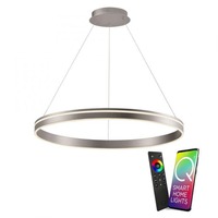 Kruhová - PN 8412-55 Závěsné svítidlo Q-VITO LED Smart Home 79,4cm 58W 5800lm 2700-5000K ocel - PAUL NEUHAUS