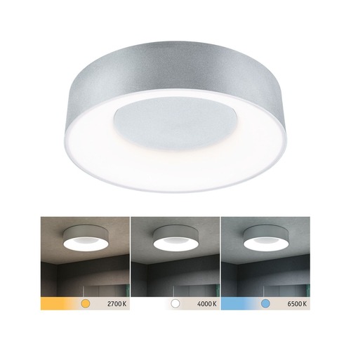 Kruhová - P 71094 LED stropní svítidlo Casca IP44 CCT 230V 16W hliník mat - PAULMANN - foto 1