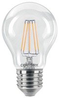 E27 - CEN ING3-082727 LED FILAMENT HRUŠKA ČIRÁ 8W E27 2700K 806Lm 360d 60x105mm IP20  - CENTURY