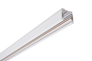 Lišty a příslušenství - IMPR 720000 Deko-Light 1-fázový kolejnicový systém, D One přisazená lišta 1m, 220-240V bílá RAL 9016 1000 mm