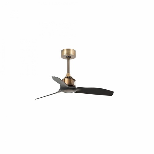 Ventilátory - FARO 33429 JUST FAN XS, starozlatá/černá, stropní ventilátor 81cm - FARO - foto 1