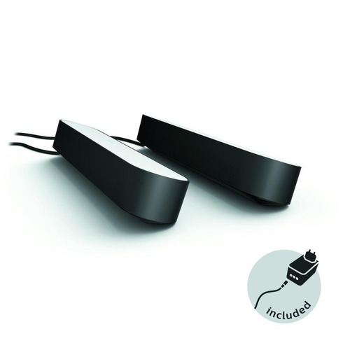 SmartHome Paul Neuhaus - PH 78202/30/P7 Hue LED White and Color Ambiance Stolní svítidlo Philips Play double pack 78202/30/P7 černý 2200K-6500K RGB - PHILIPS HUE (915005733901) - foto 1