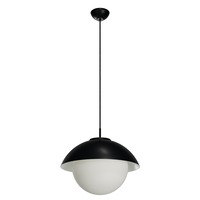 Koule - OS LUK60038 LUKIDA ST3 závěsné skleněné svítidlo černá / bílá IP40 3000 K 27W LED - OSMONT