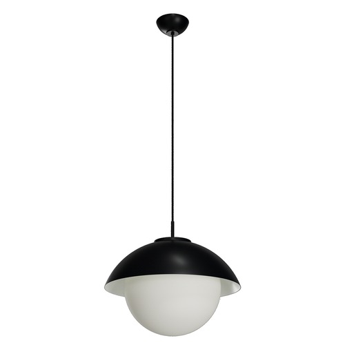 Koule - OS LUK60038 LUKIDA ST3 závěsné skleněné svítidlo černá / bílá IP40 3000 K 27W LED - OSMONT - foto 1
