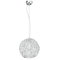 Koule - FAN I-ASTRA/S35 Závěsné svítidlo Astra, chrom, 1 x E27, 35 x 120 cm - FANEUROPE