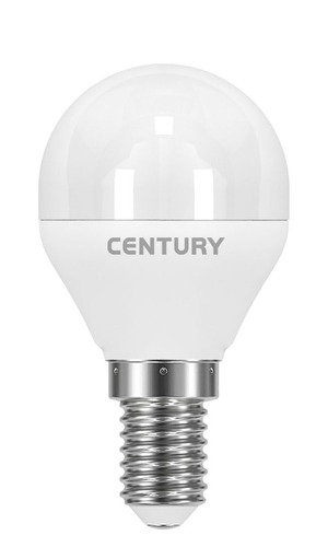 E14 - CEN ONH1G-061440 LED MINI GLOBE ONDA 6W E14 4000K 510Lm 200d 45x81mm IP20 - CENTURY - foto 1