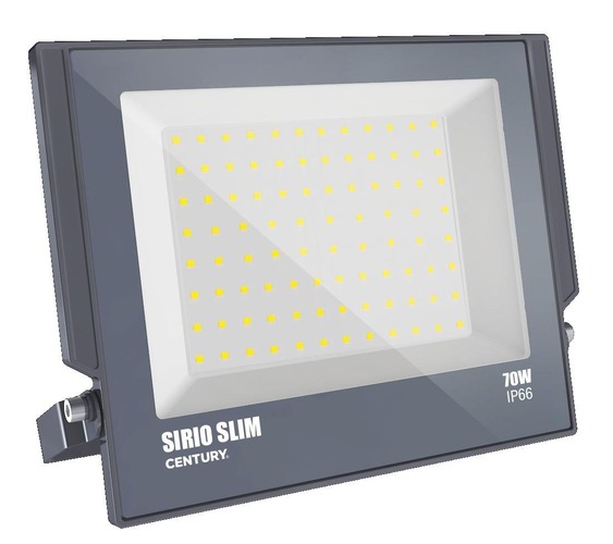 Reflektory - CEN SRS-709560 LED reflektor SIRIO SLIM 70W 6000K 110d 230x270x28mm IP66 IK08 - CENTURY - foto 1