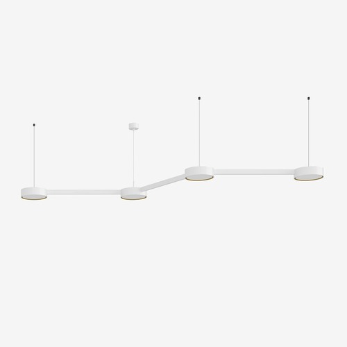 Dekorativní - LU 22.K1.60M DALI2 Závěsné svítidlo INFINITY II 62W LED 3000K akrylátové sklo bílá DALI 22.K1.60L - LUCIS - foto 1