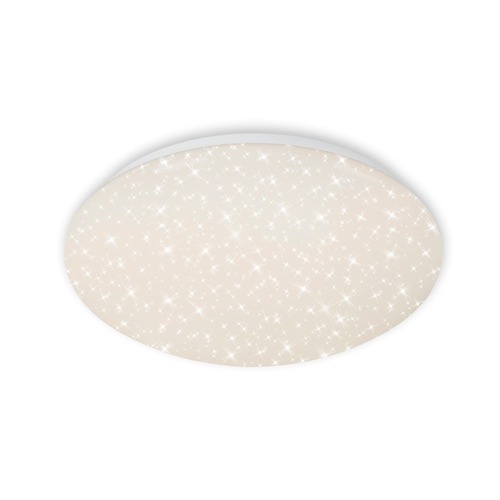 Kruhová - BRILO 3373-016 LED stropní svítidlo hvězdné nebe, pr. 28 cm, 15 W, bílé - BRILO - foto 1