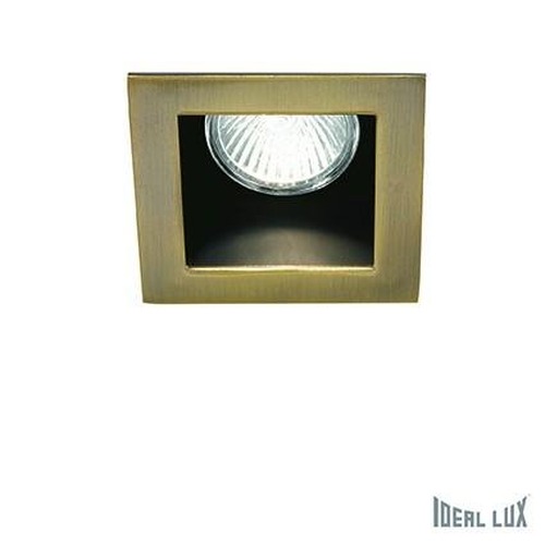 Hranatá - ILUX 083247 Zápustné svítidlo Ideal Lux Funky FI1 brunito 083247 leštěná mosaz - IDEALLUX - foto 1