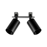 Kruhová - IMPR 565758 Deko-Light vestavné bodové svítidlo Can Tilt kulaté, 2x 7,5 W GU10, černá