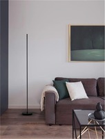 Stojací lampy - NV 9081830 Stojací lampa COLBY černý hliník LED 18W 220-240V 3000K IP20 - NOVA LUCE