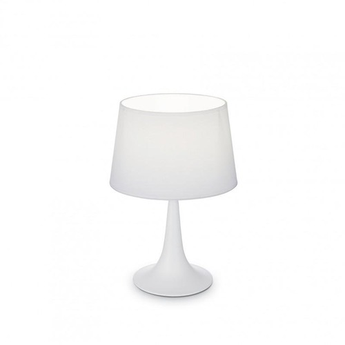 Stolní lampy dekorační - ILUX 110530 Stolní lampa Ideal Lux London TL1 small bianco 110530 bílá - IDEALLUX - foto 1